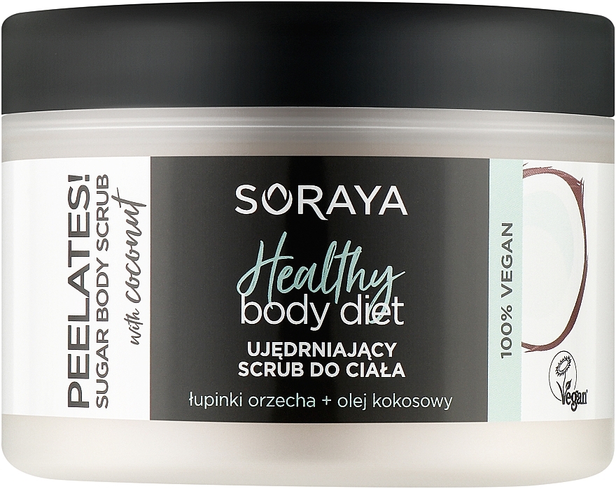 Firming Nutshells & Coconut Oil Body Scrub - Soraya Healthy Body Diet — photo N1
