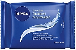 Fragrances, Perfumes, Cosmetics Wet Wipes - NIVEA Creme Care Cleansing Wipes