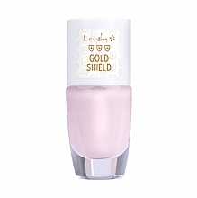 Conditioner for Weak & Split Nails - Lovely Gold Shield Nail — photo N1