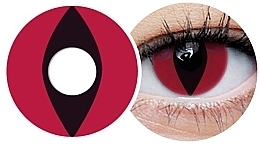 Fragrances, Perfumes, Cosmetics Colored Contact Lenses, red cat eye, 2 pieces - Clearlab ClearColor Phantom Red Cat