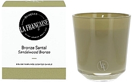 Scented Candle 'Bronze Sandalwood' - Bougies La Francaise Sandalwood Bronze Scented Candle — photo N1