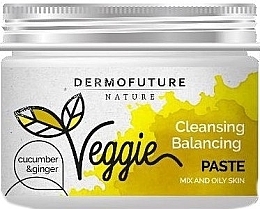 Fragrances, Perfumes, Cosmetics Face Clay for Oily Skin - DermoFuture Ginger & Cucumber Pasta