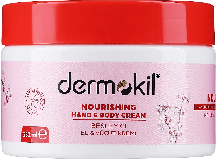 Cherry Blossom Hand & Body Cream - Dermokil Hand & Body Cream With Cherry Blossom — photo N3