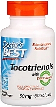 Tocotrienols with EVNol SupraBio, 50mg, softgels - Doctor's Best — photo N1