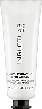 Fragrances, Perfumes, Cosmetics Moisturizing Hand Cream - Inglot Lab Light Hydrating Hand Cream