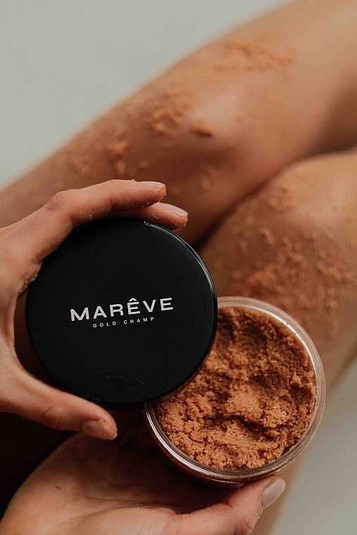 Perfumed Shimmering Body Scrub 'Gold Champ' - MAREVE — photo N2