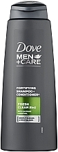 Men Shampoo "Menthol Fresh" - Dove Men+ Care Fresh Clean 2in1 Fortifying Shampoo — photo N1