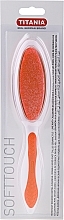 Fragrances, Perfumes, Cosmetics Double-Sided Foot File, orange - Titania