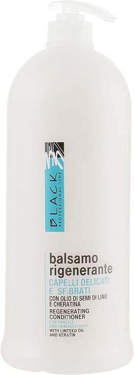 Repair Dry & Weak Hair Conditioner - Black Professional Line Regenerating Conditioner — photo N1