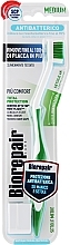 Perfect Clean Toothbrush, medium, white-green - Biorepair — photo N2