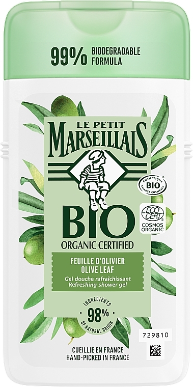 Olive Leaves Bio Shower Gel - Le Petit Marseillais — photo N3