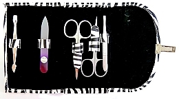 5-piece Manicure Set "Zebra" - Surgana — photo N2