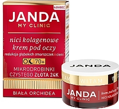 Fragrances, Perfumes, Cosmetics Collagen Eye Cream 70+ - Janda My Clinic Collagen Threads Eye Cream