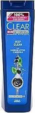 Men Anti-Dandruff Shampoo 2in1 with Charcoal & Mint "Deep Cleansing" - Clear Vita Abe — photo N2