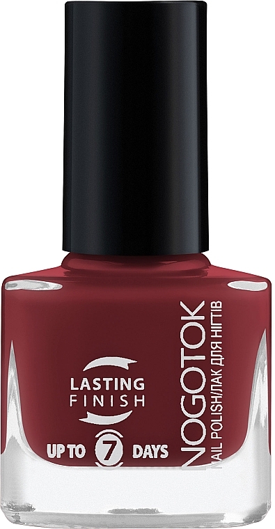 Nail Polish, 6 ml - Nogotok Lasting Finish — photo N1