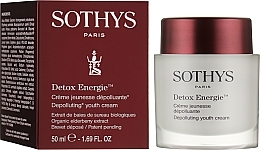 Rejuvenating Energizing Detox Face Cream - Sothys Detox Energie Depolluting Youth Cream — photo N2