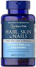 Fragrances, Perfumes, Cosmetics Supplement 'Hair, Skin, Nails' - Puritan's Pride Hair Skin Nails (One perday formula) 2500 mcg of Biotin