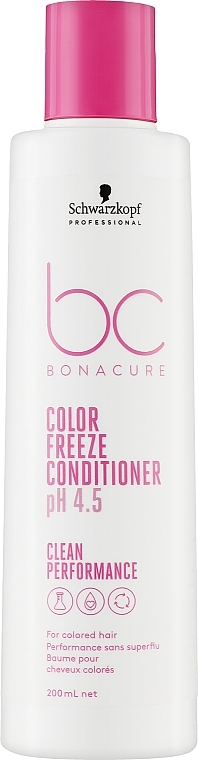 Colored Hair Conditioner - Schwarzkopf Professional Bonacure Color Freeze Conditioner pH 4.5 — photo N1