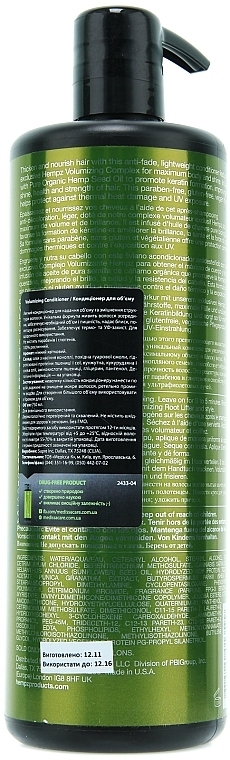 Thickening Conditioner - Hempz Volumizing Conditioner — photo N2