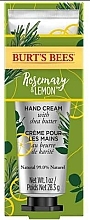 Fragrances, Perfumes, Cosmetics Hand Cream - Burt's Bees Hand Cream Rosemary & Lemon