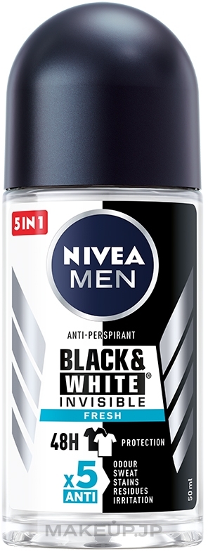 Roll-On Deodorant - NIVEA MEN Invisible Fresh — photo 50 ml
