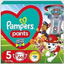 Fragrances, Perfumes, Cosmetics Diaper Pants, size 5 (12-17 kg), 66 pcs - Pampers Pants Paw Patrol