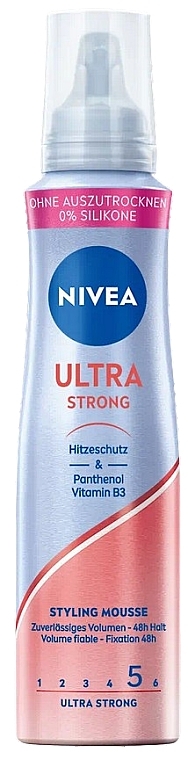 Hair Mousse - Nivea Hair Care Styling Mousse Ultra Strong — photo N1