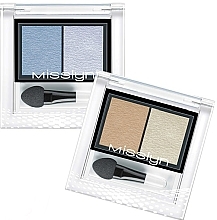 Fragrances, Perfumes, Cosmetics Eyeshadow - Misslyn High Shine Duo Eyeshadow