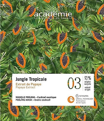 GIFT! Peeling Mask 'Exotic Cocktail' - Academie Jungle Tropicale Peeling Mask Exotic Cocktail — photo N1