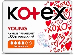 Sanitary Pads, 10 pcs. - Kotex Young Ultra Normal — photo N6