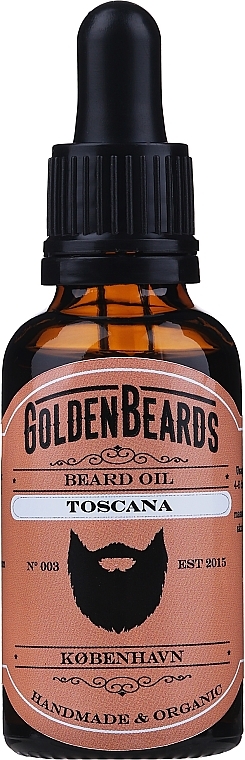 Toscana Beard Oil - Golden Beards Beard Oil — photo N1