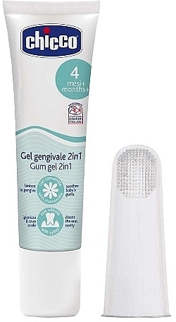 Travel Set: Toothbrush+Paste 30ml - Chicco — photo N1