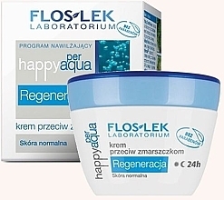 Fragrances, Perfumes, Cosmetics Regenerating Face Cream - Floslek Happy Per Aqua Face Cream