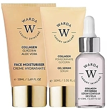 Fragrances, Perfumes, Cosmetics Set - Warda Skin Lifter Boost Collagen (f/cr/50ml + gel/ser/30ml + eye/ser/15ml)