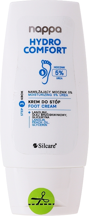 5% Urea Foot Cream - Silcare Nappa Urea 5% Foot Cream — photo N1