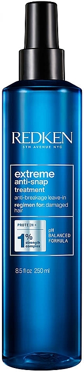 Very Damaged Hair Serum - Redken Extreme Anti-Snap Anti-Breakage Leave-In Treatment — photo N1