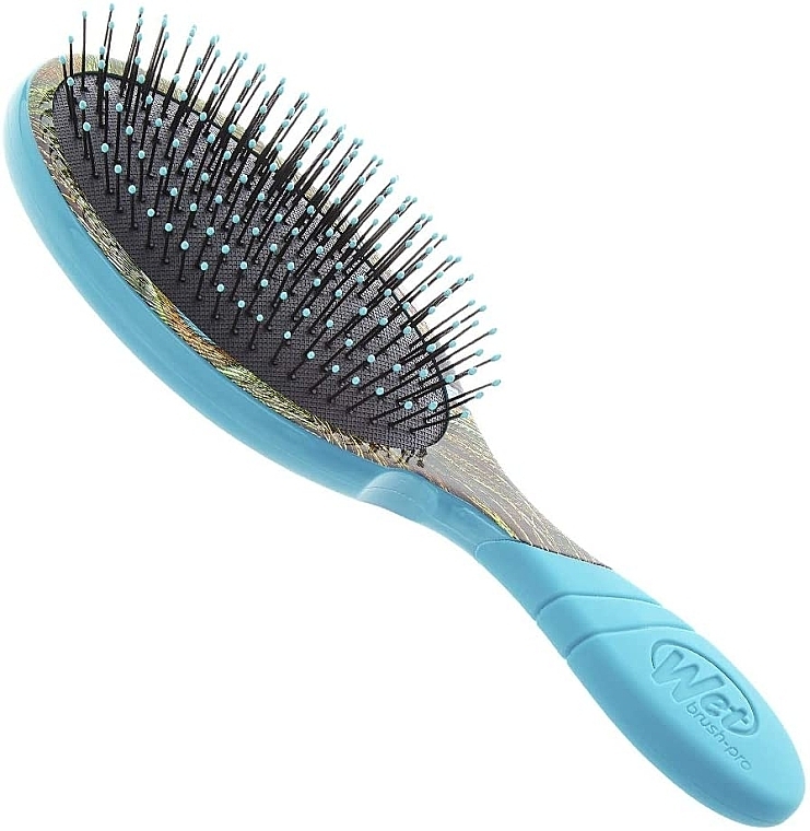 Hair Brush - Wet Brush Pro Detangler Free Sixty Peacock — photo N2