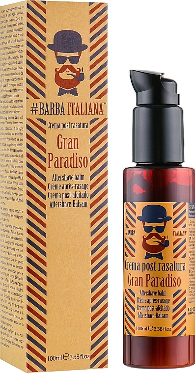 After Shave Cream Balm - Barba Italiana Gran Paradiso — photo N3