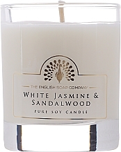 Fragrances, Perfumes, Cosmetics Scented Candle - The English Soap Company White Jasmine and Sandalwood Candle