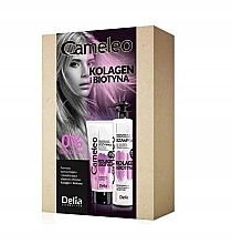 Fragrances, Perfumes, Cosmetics Set - Delia Cosmetics Cameleo Collagen And Biotin (sham/250ml + cond/200ml)