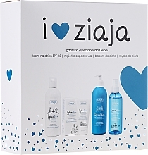 Fragrances, Perfumes, Cosmetics Set - Ziaja GdanSkin (cr/50ml + spray/200ml + balm/300ml + soap/300ml)