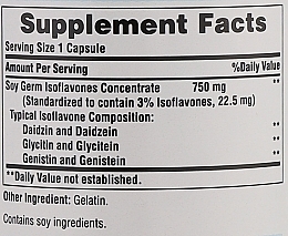 Supplement 'Soy Isoflavones', 750 mg - Puritan's Pride Non-GMO Soy Isoflavones 750 mg — photo N3