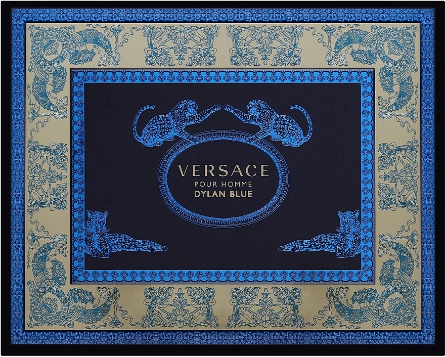 Versace Pour Homme Dylan Blue - Set (edt/50ml + 50ash/b + 50sh/g) — photo N2