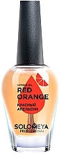 Fragrances, Perfumes, Cosmetics Vitamin Cuticle & Nail Oil 'Red Orange' - Solomeya Cuticle Oil Red Orange
