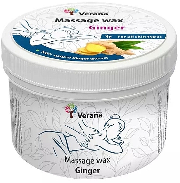 Ginger Massage Wax - Verana Massage Wax Ginger — photo N1