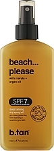 Tanning Oil SPF 7 "Beach Please" - B.tan Tanning Oil — photo N1