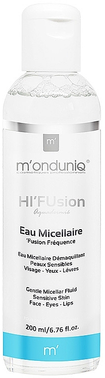 Micellar Fluid for Gentle Makeup Removal - M'onduniq Hi'fusion Gentle Micellar Fluid Sensitive Skin — photo N1