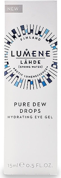 Moisturizing Eye Gel - Lumene Lahde Pure Dew Drops Hydrating Eye Gel — photo N2