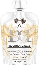 Solarium Cream with Ultra Dark Bronzants - Tan Incorporated Double Dark Black Chocolate Coconut Cream 400X (doypack) — photo N1