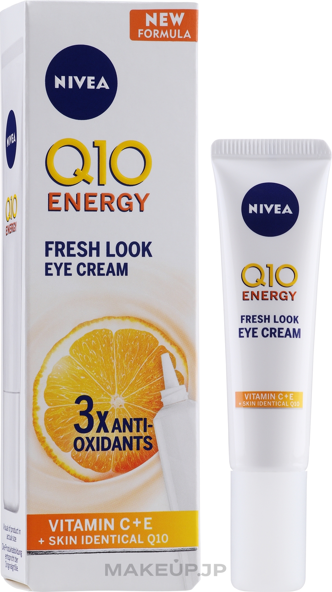 Anti-Aging Eye Cream - NIVEA Q10 Energy Fresh Look Eye Cream — photo 15 ml